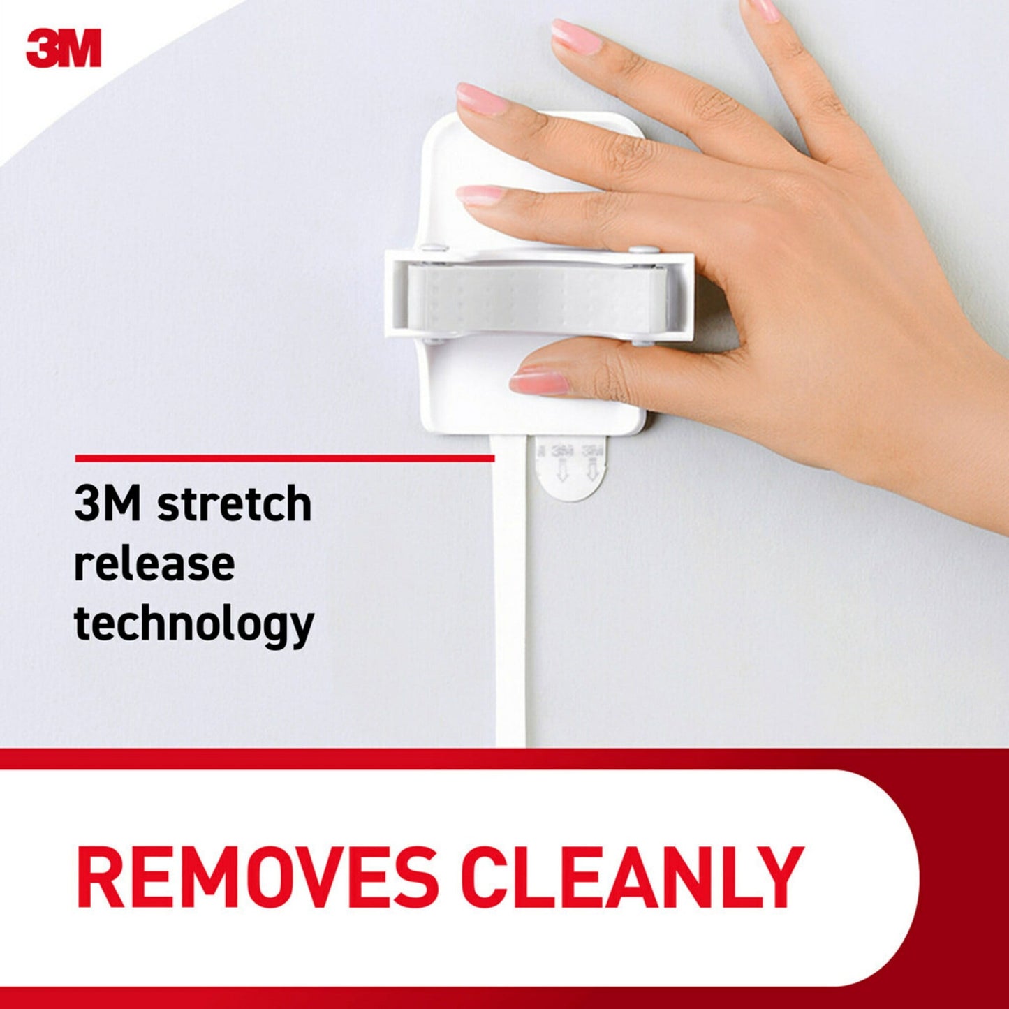 Command Broom and Mop Grippers Wall Hook, White, Damage Free Organizing, 3 Hangers