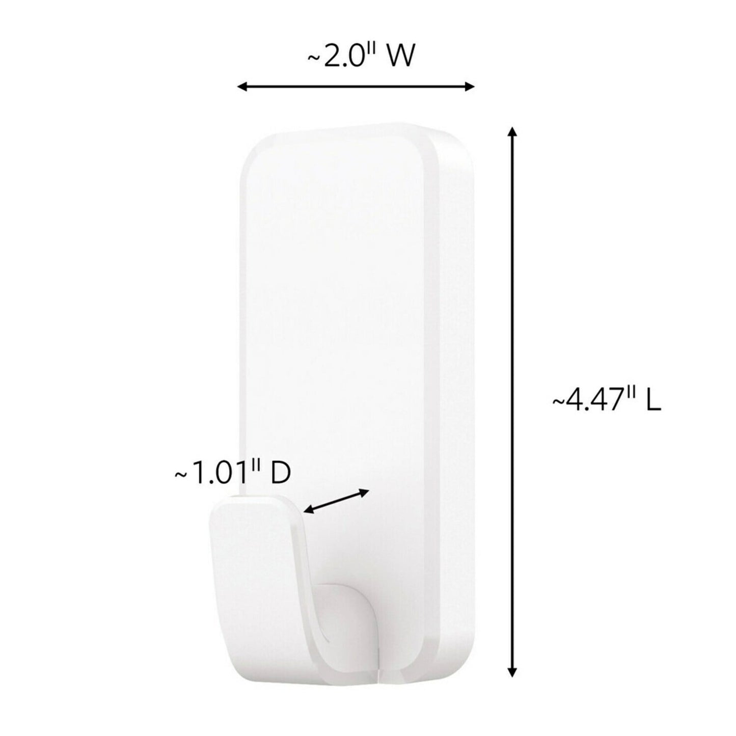 Command 10 Lb XL Heavyweight Wall Hook, White, Damage Free Decorating, 1 Command Hook