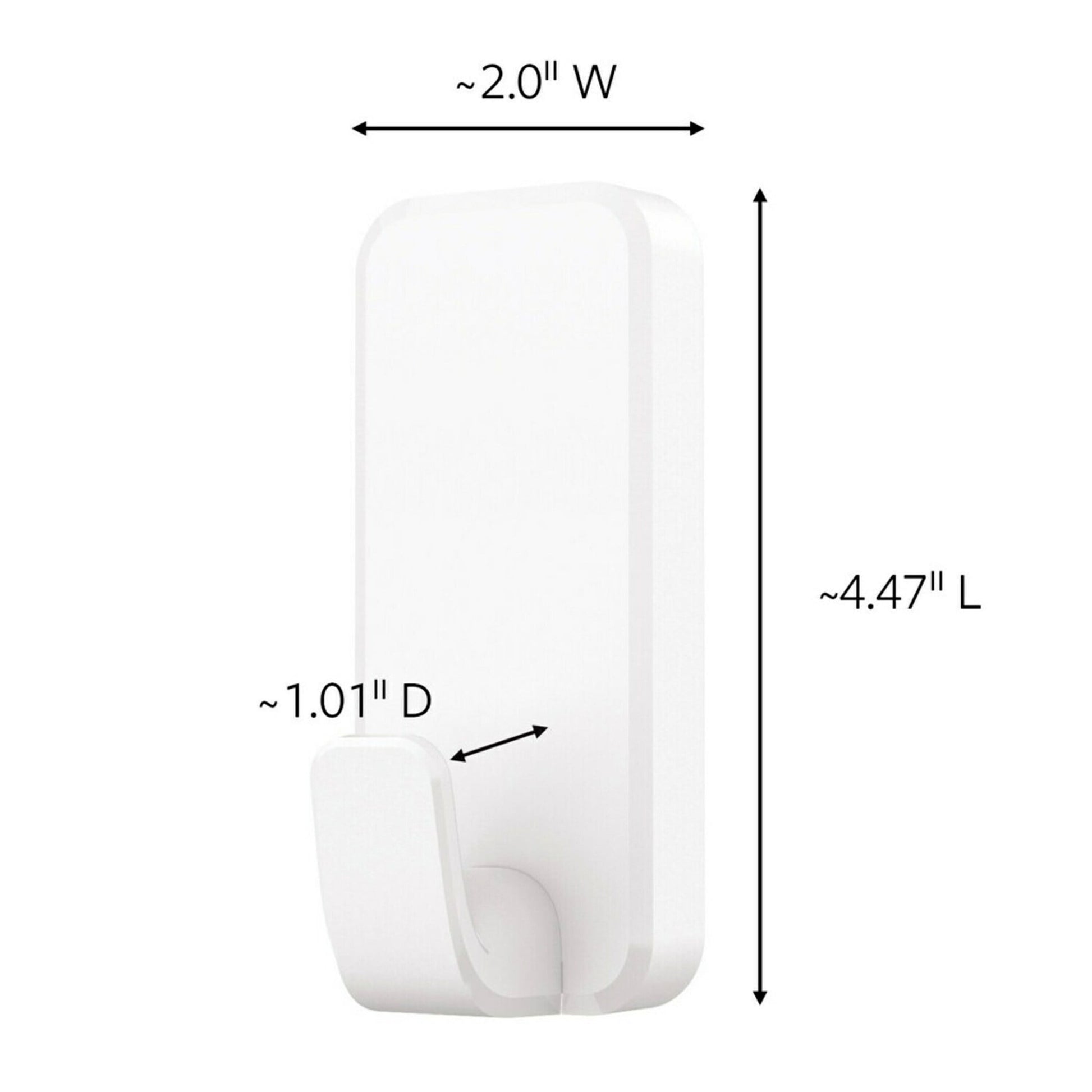 Command 10 Lb XL Heavyweight Wall Hook, White, Damage Free Decorating, 1 Command Hook