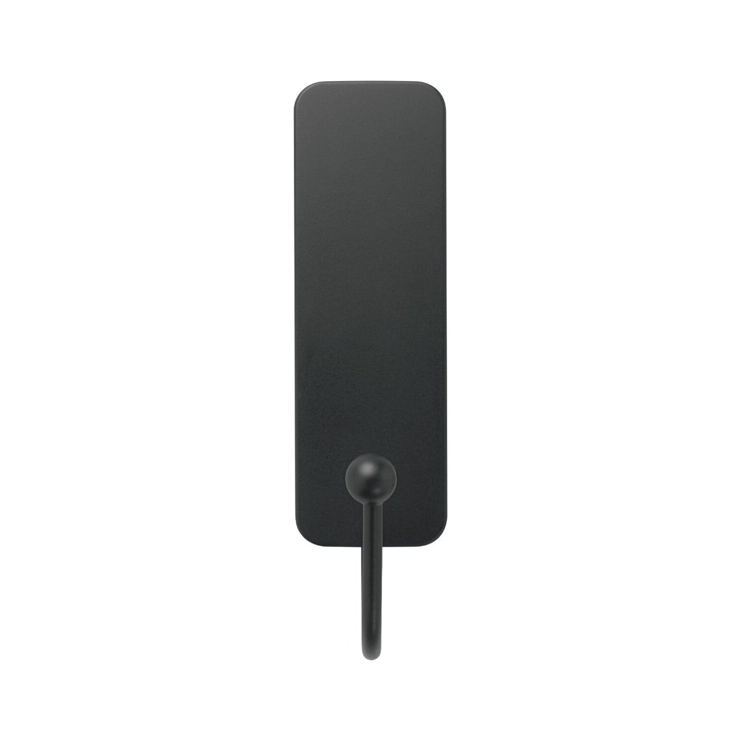 Command Bath Hook, Medium, Matte Black, 2 Hooks 4 Strips per Pack, Bathroom Organization