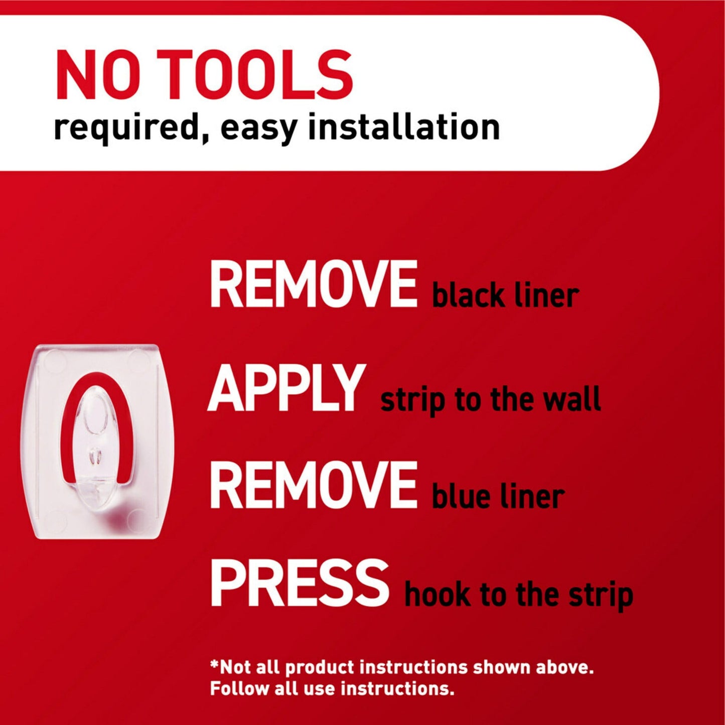 Command Mini Wall Hooks, Clear, Damage Free Decorating, 18 Hooks and 24 Command Strips