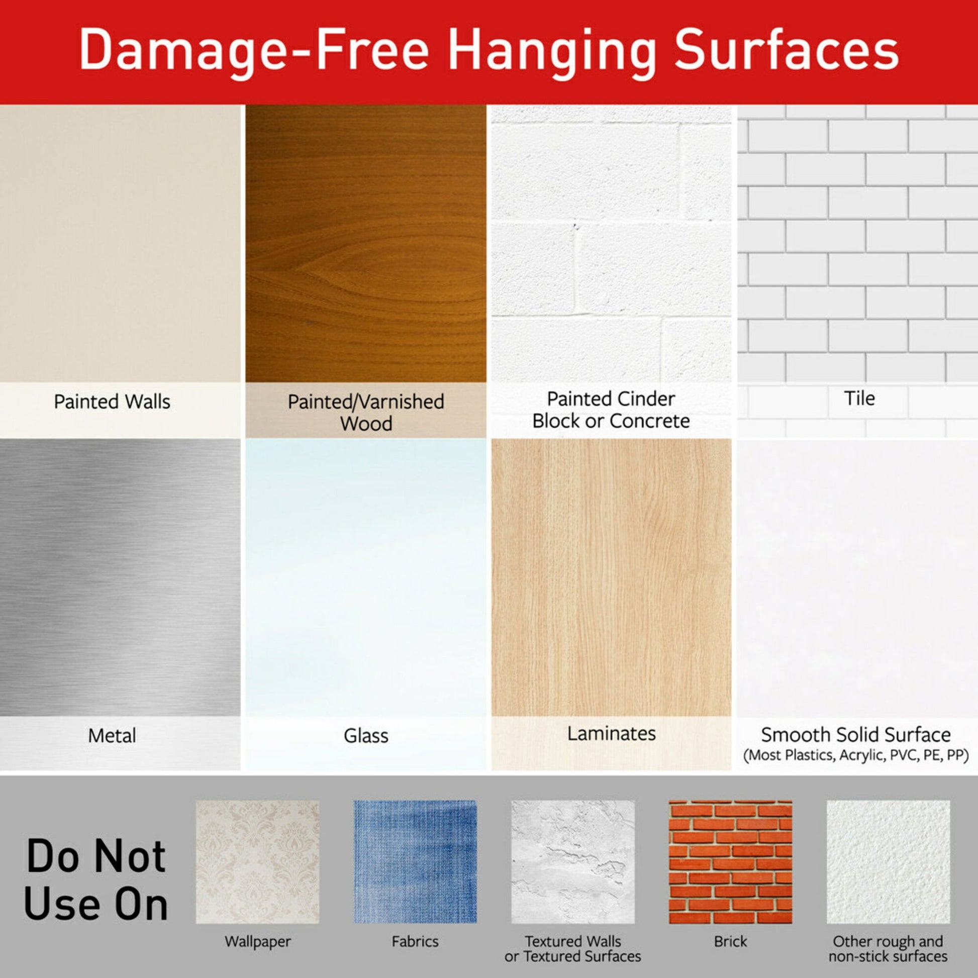 Command Large Designer Hooks, White, 4 Wall Hooks, Damage-Free Hanging