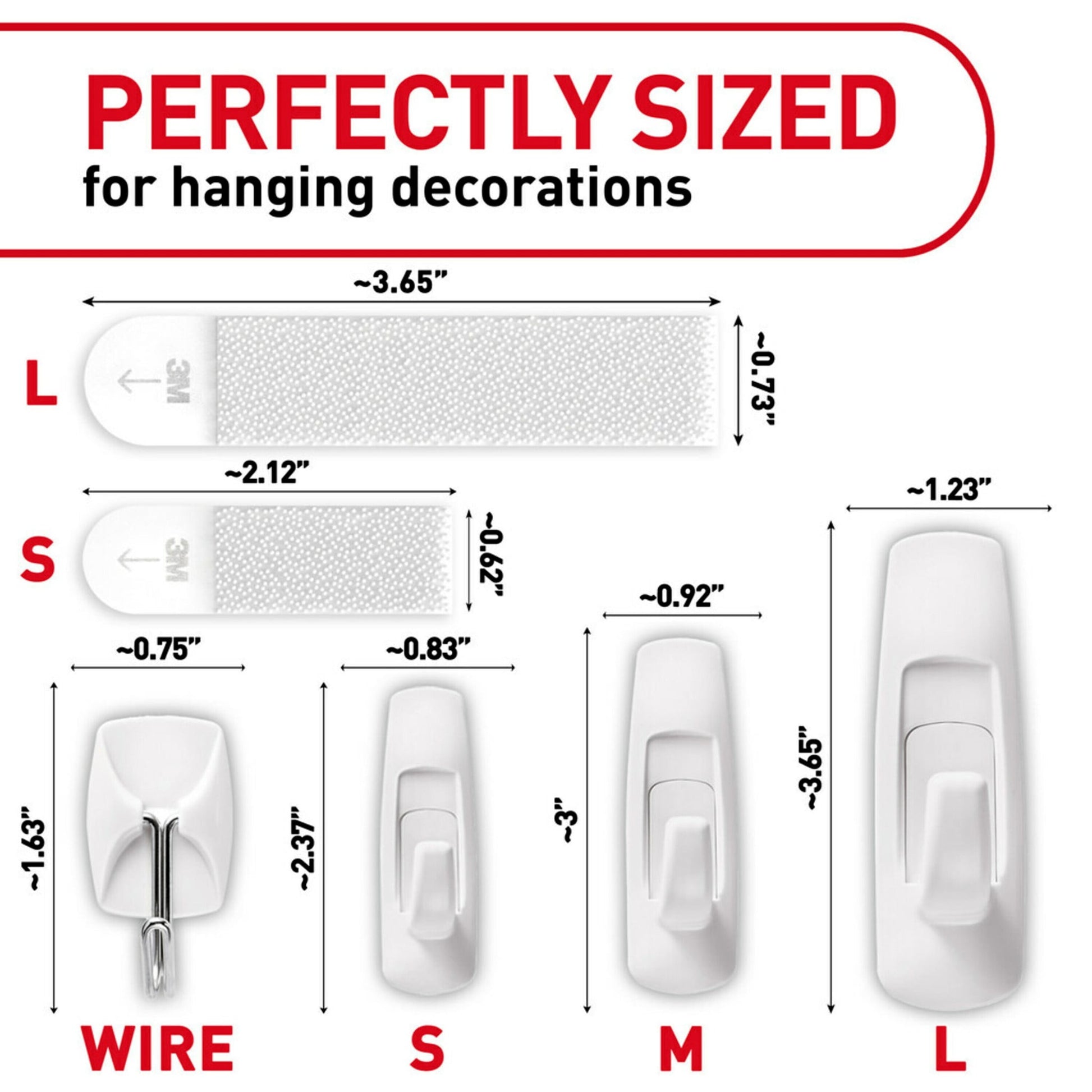 Command Variety Pack, Picture Hanging Strips, Utility Hooks and Wire Hooks, 1 Kit